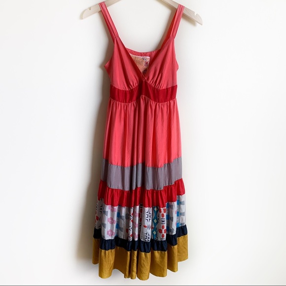Johnny Was Dresses & Skirts - Johnny Was Dress 100% Silk Coral Pink Size XS